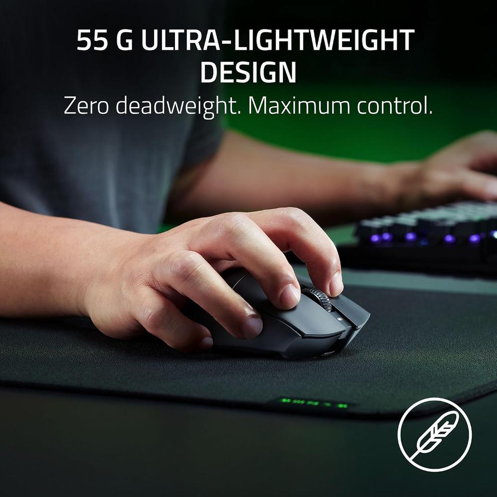 MOUSE GAMER INALÁMBRICO RAZER DEATHADDER V3 HYPERSPEED| NEGRA - 2