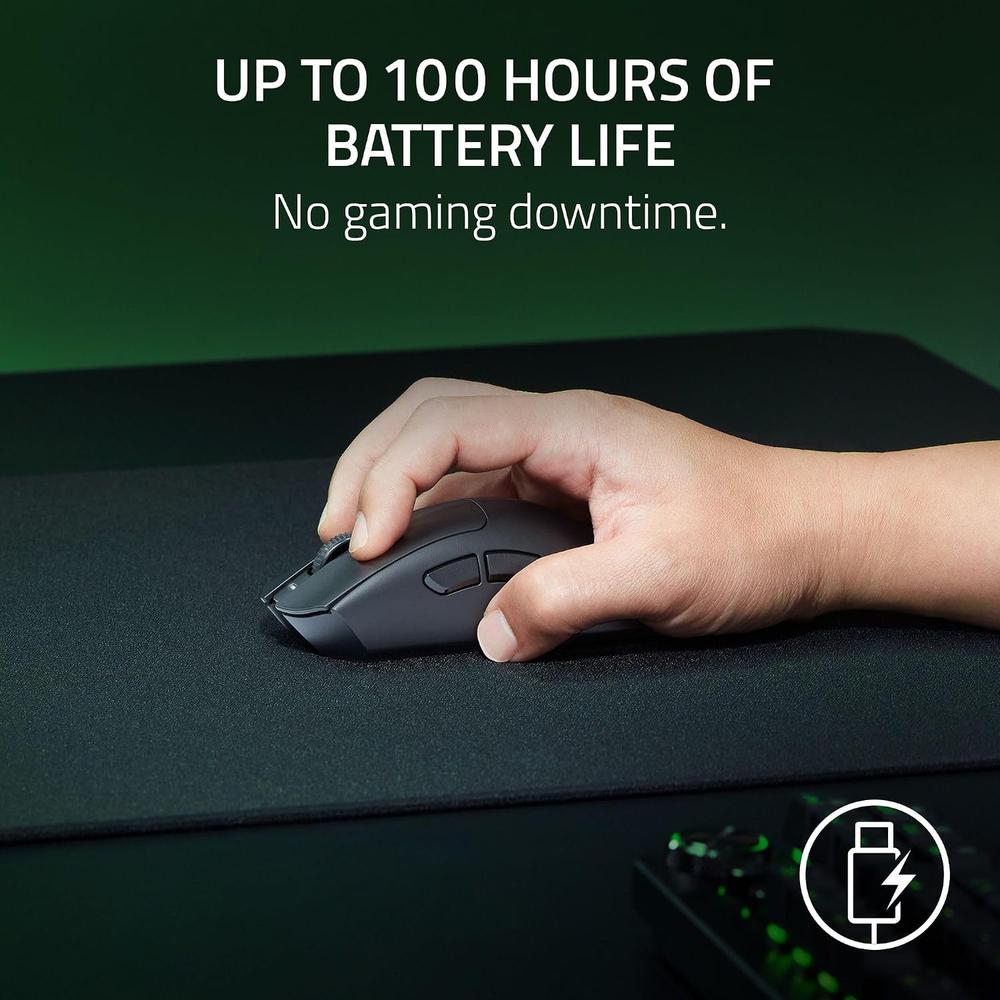 MOUSE GAMER INALÁMBRICO RAZER DEATHADDER V3 HYPERSPEED| NEGRA - 4