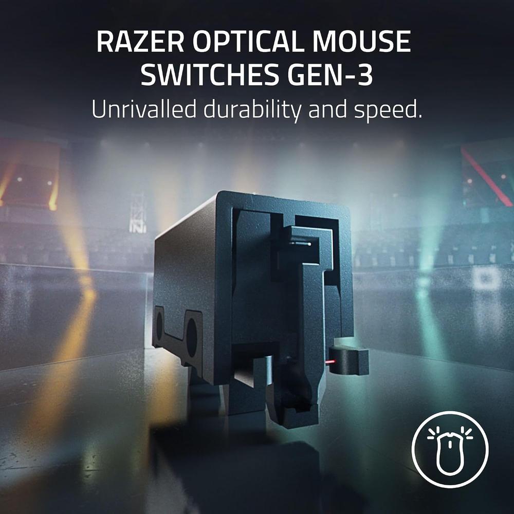 MOUSE GAMER INALÁMBRICO RAZER DEATHADDER V3 HYPERSPEED| NEGRA - 6