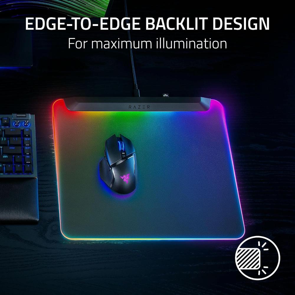 COMBO GAMER RAZER BASILISK V3 PRO 35K + FIREFLY V2 PRO| NEGRO - 3