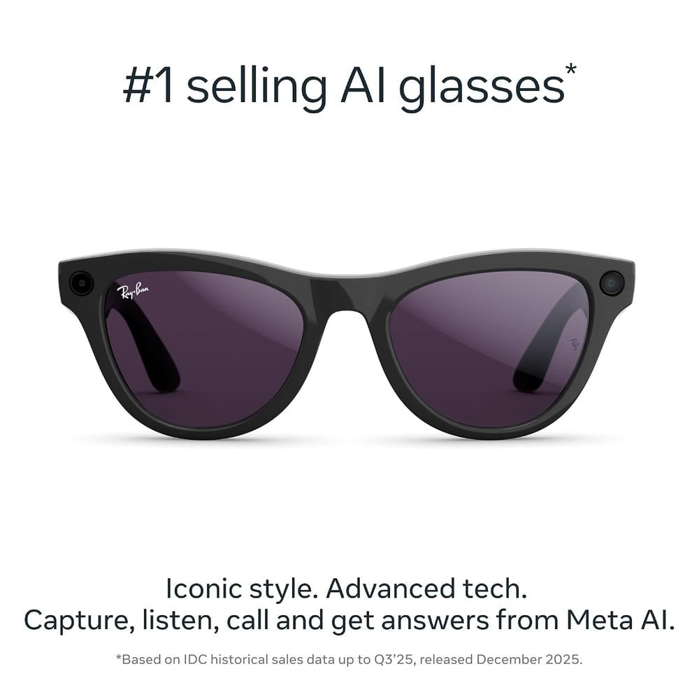 LENTES RAY-BAN META GEN 2 SKYLER | AMASTISTA NEGRO - 2