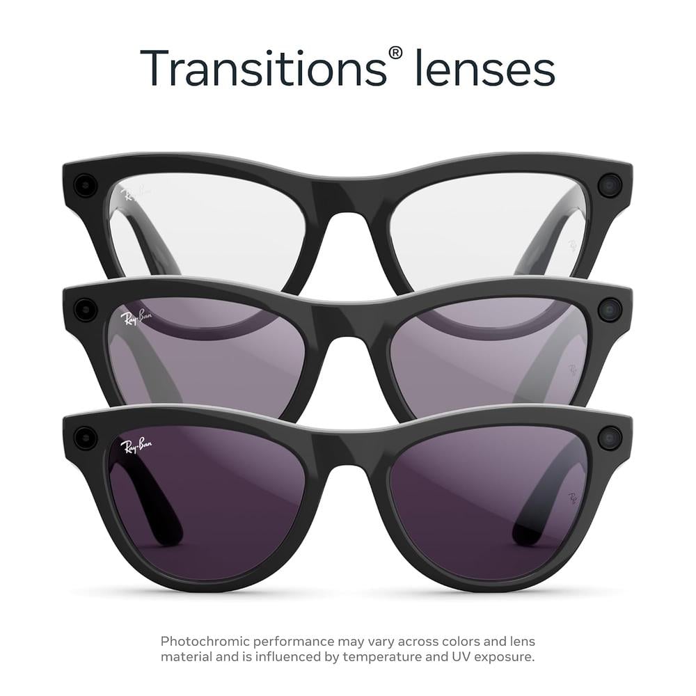 LENTES RAY-BAN META GEN 2 SKYLER | AMASTISTA NEGRO - 5