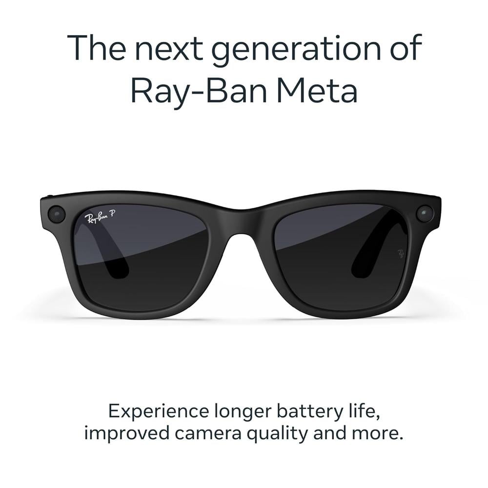 LENTES RAY-BAN META GEN 2 WAYFARER | NEGRO MATE GRAFITO - 2