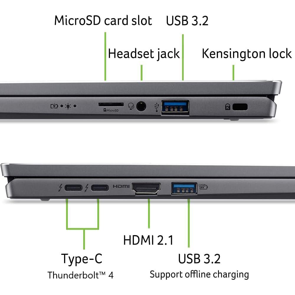 LAPTOP ACER SWIFT GO 16 16″ INTEL ULTRA 9 INTEL ARC 16GB 1TB | GRIS - 6
