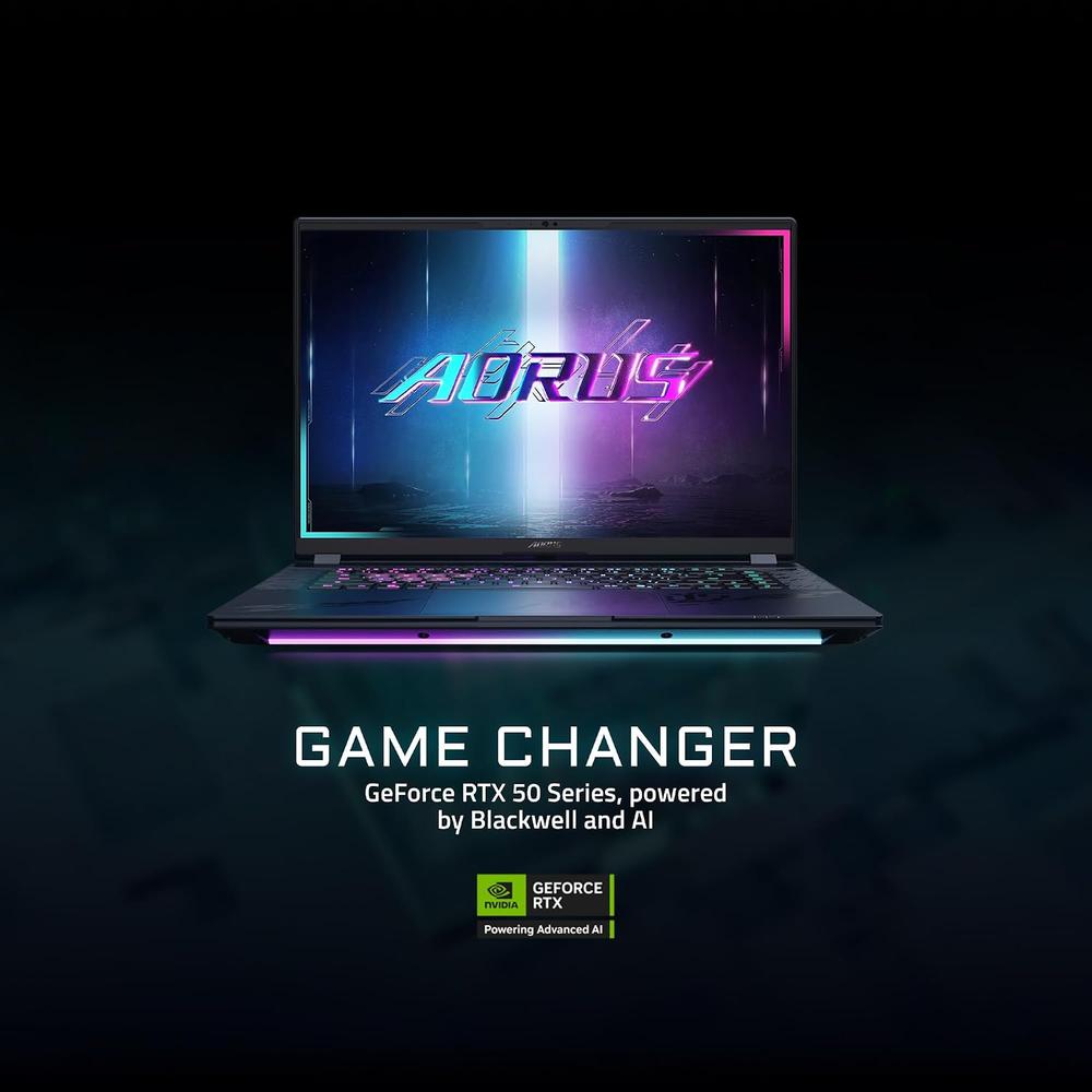 LAPTOP GIGABYTE AORUS MASTER 16 16″ INTEL ULTRA 9 RTX 5070 TI 32GB 1TB | NEGRO - 4