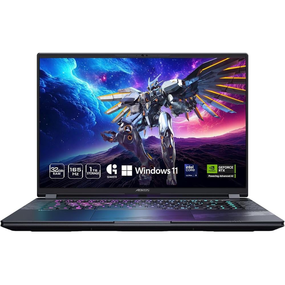 LAPTOP GIGABYTE AORUS ELITE 16 16″ INTEL ULTRA 9 RTX 5070 32GB 1TB | NEGRO - 1