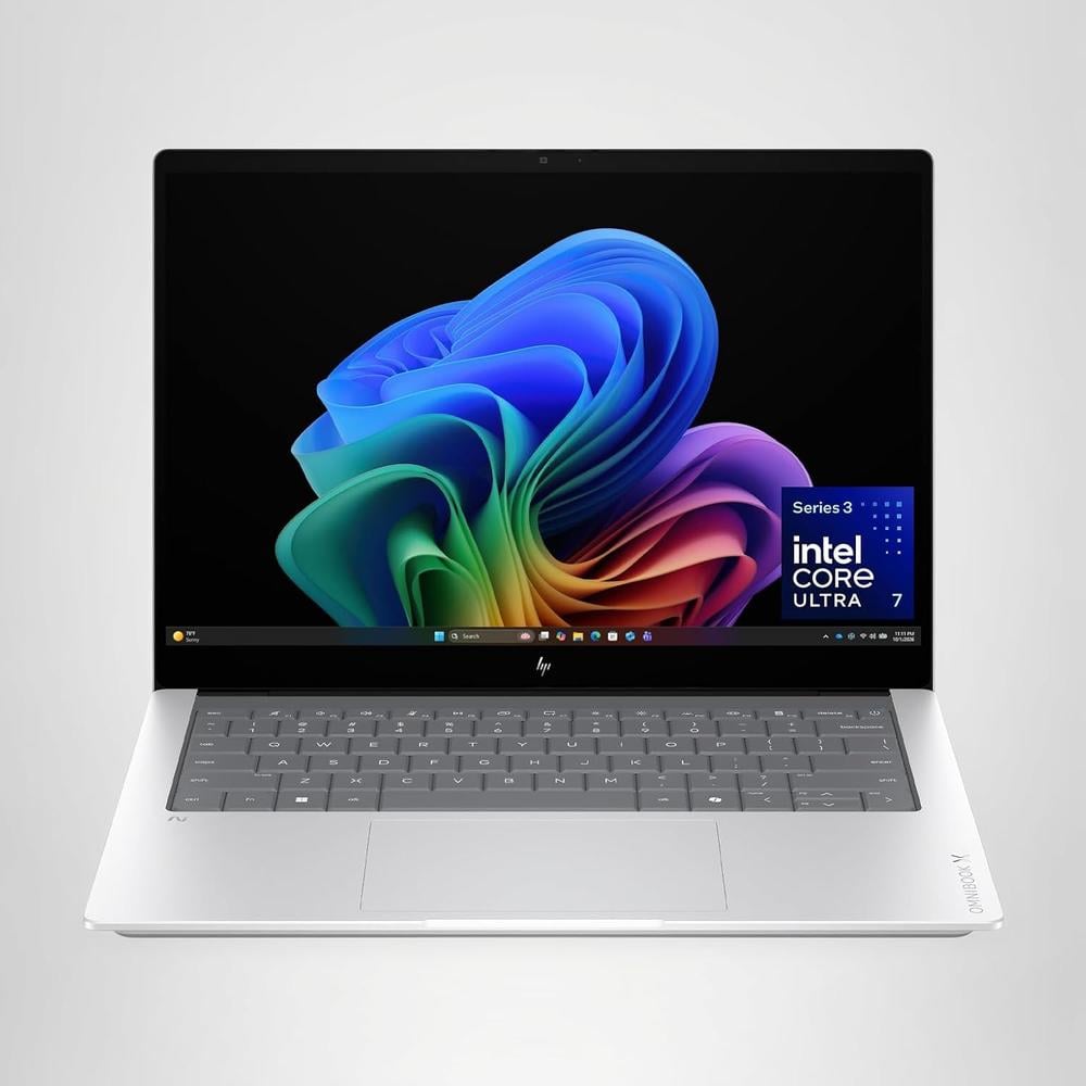 LAPTOP HP OMNIBOOK X 14″ INTEL ULTRA 7 24GB 1TB | PLATA GLACIAR - 1