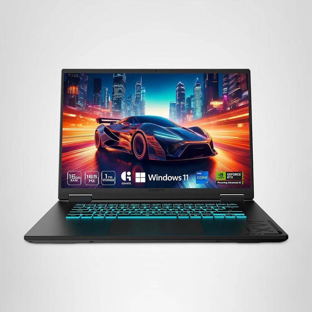 LAPTOP GIGABYTE GAMING A16 16″ INTEL CORE I7 RTX 5060 16GB 1TB | NEGRO - 1