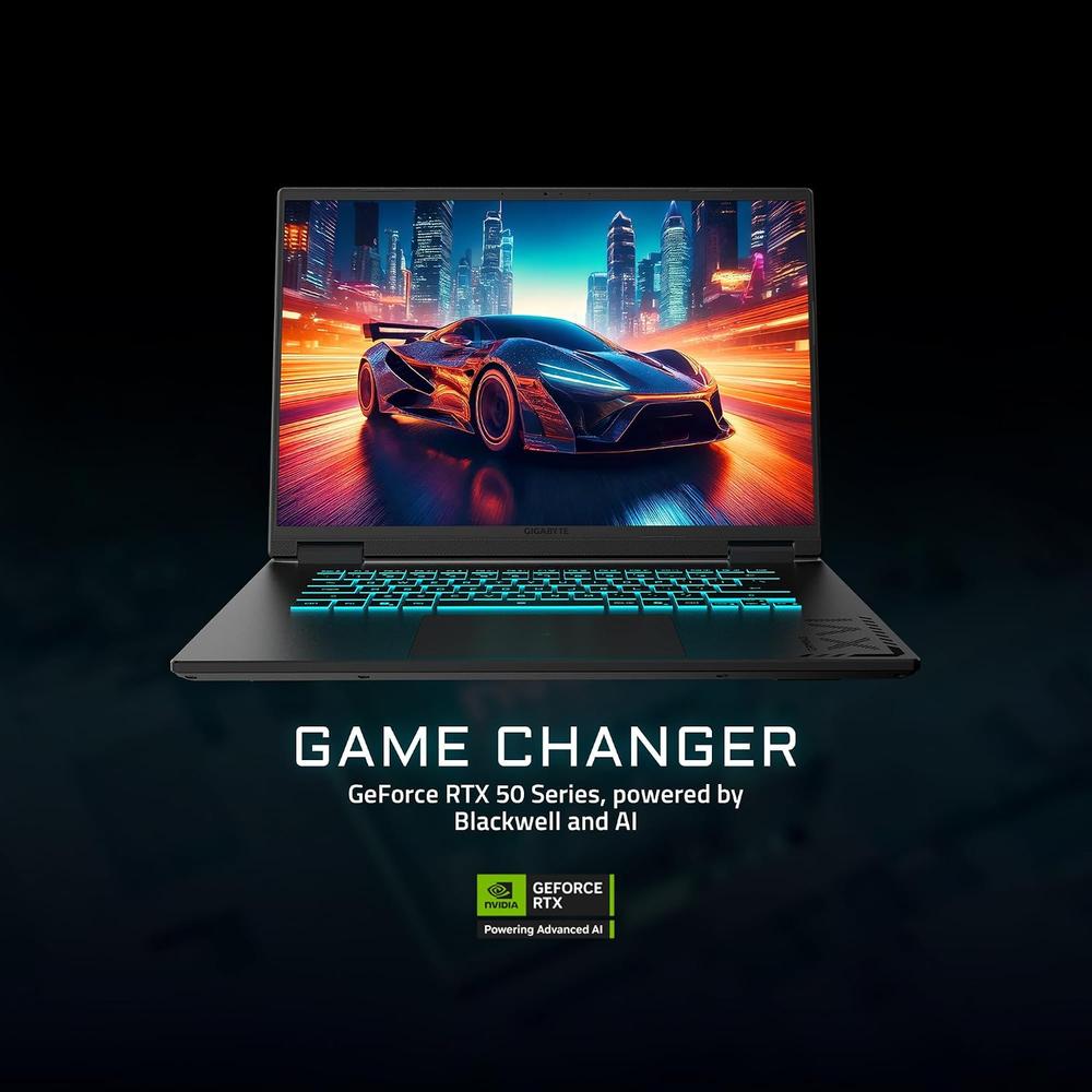 LAPTOP GIGABYTE GAMING A16 16″ INTEL CORE I7 RTX 5060 16GB 1TB | NEGRO - 4