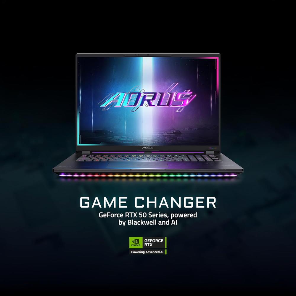 LAPTOP GIGABYTE AORUS MASTER 18 18″ INTEL ULTRA 9 RTX 5080 32GB 2TB | NEGRO - 4