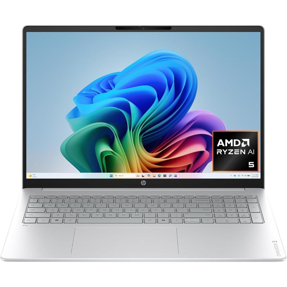 LAPTOP HP OMNIBOOK 3 16″ RYZEN AI 5 16GB 512GB | PLATA GLACIAR - 1