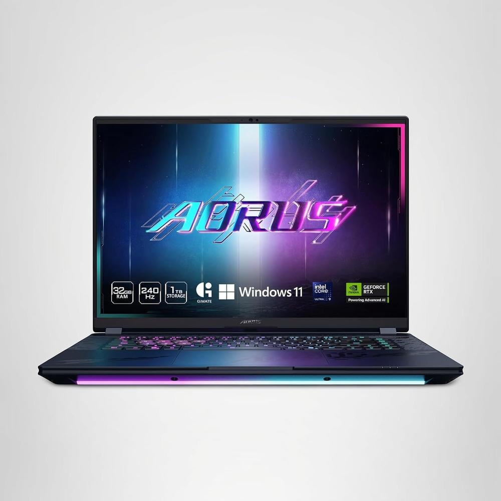 LAPTOP GIGABYTE AORUS MASTER 16 16″ INTEL ULTRA 9 RTX 5080 32GB 1TB | MAREA OSCURA - 1