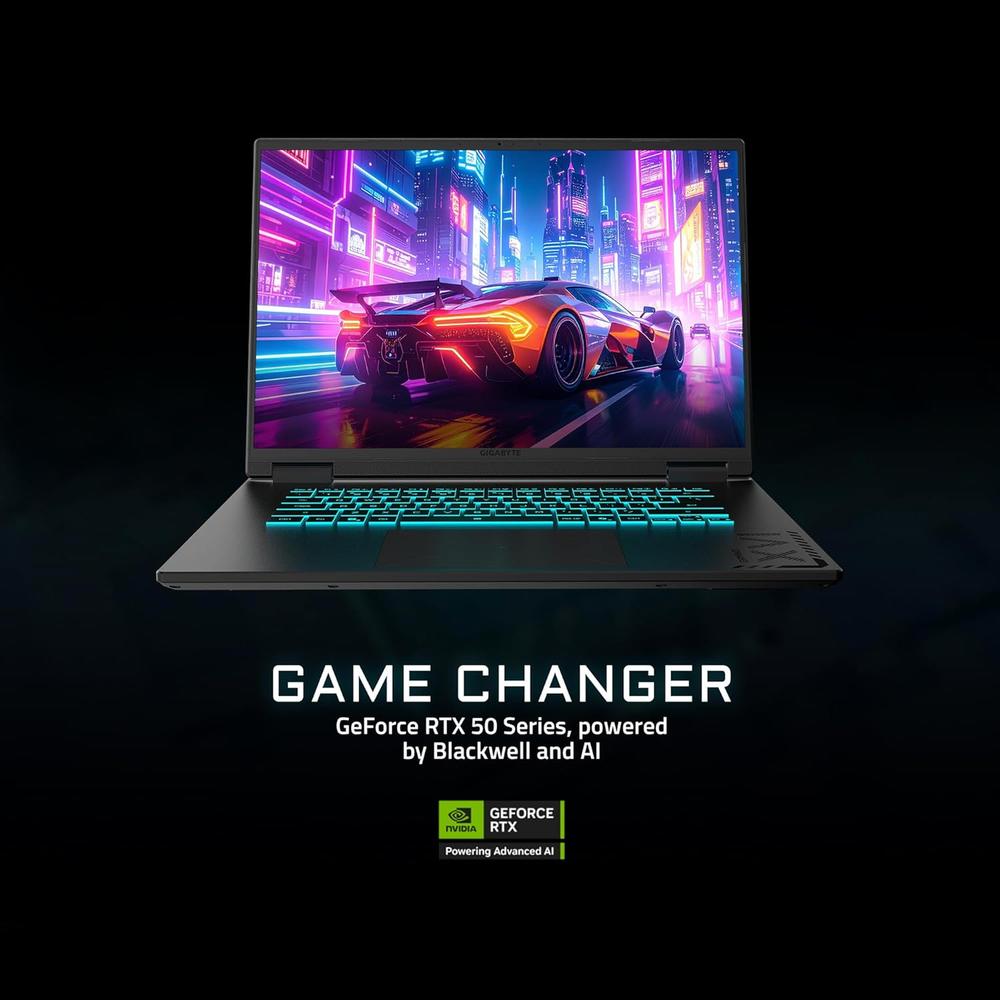 LAPTOP GIGABYTE GAMING A16 16″ RYZEN 7 RTX 5060 16GB 1TB | NEGRO - 4