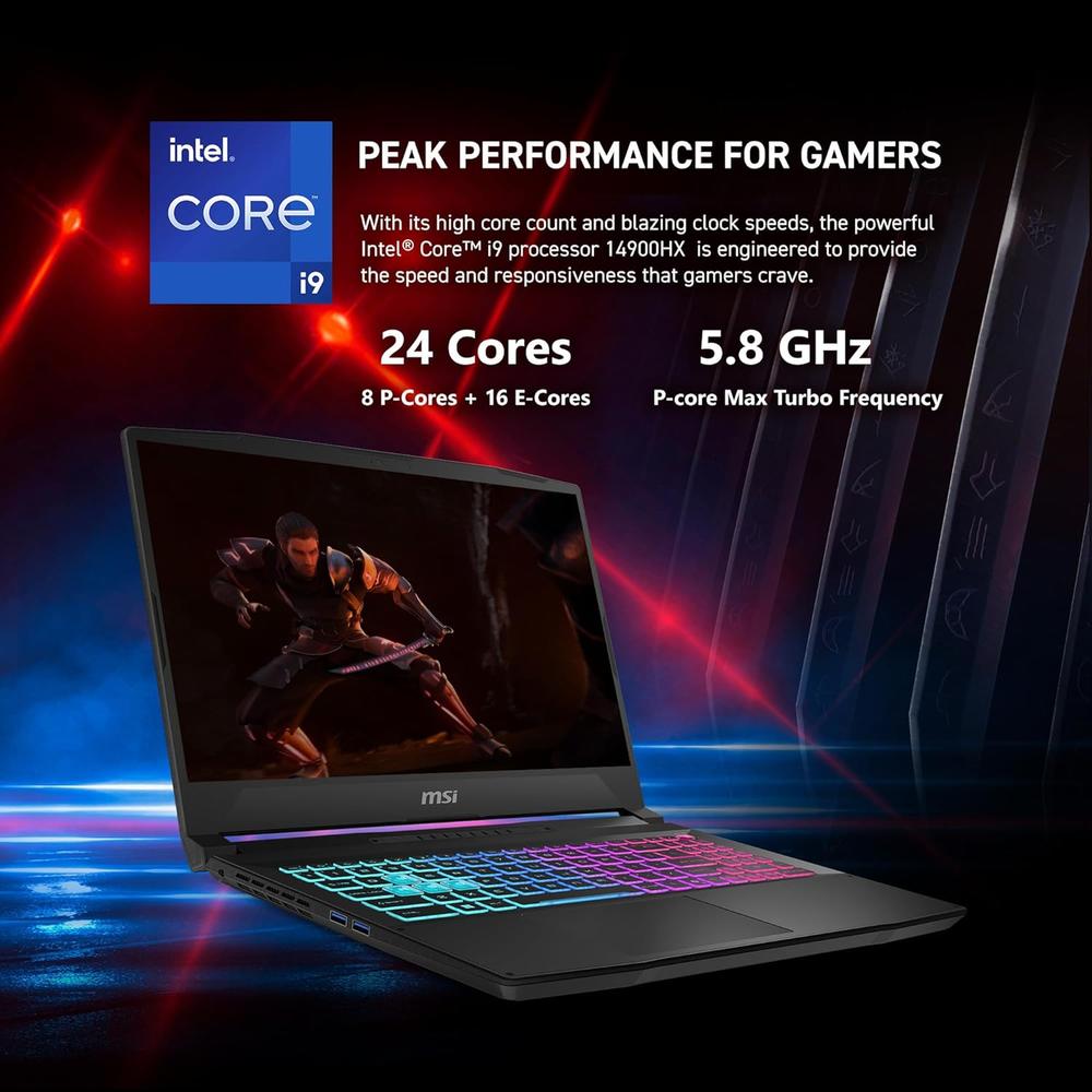LAPTOP MSI KATANA 15 HX 15.6″ INTEL CORE I9 RTX 5070 32GB 1TB | NEGRO - 3