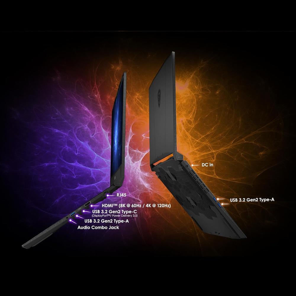 LAPTOP MSI KATANA 15 HX 15.6″ INTEL CORE I9 RTX 5070 32GB 1TB | NEGRO - 5
