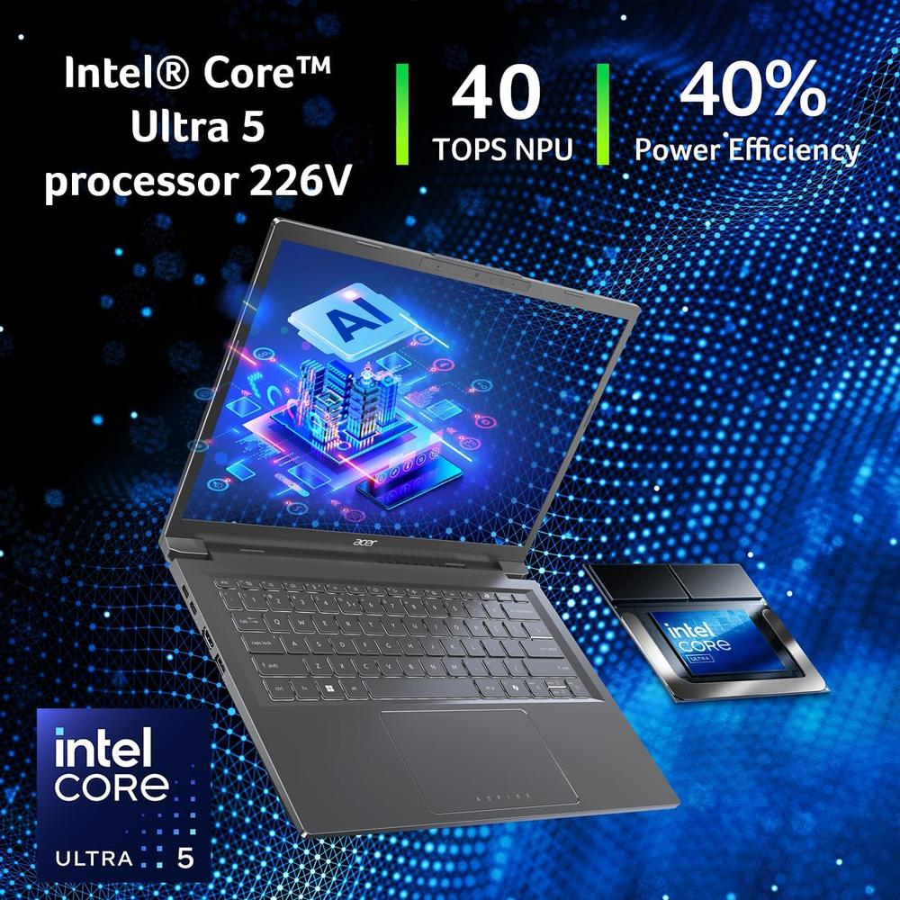 LAPTOP ACER ASPIRE 14 AI 14″ INTEL ULTRA 5 INTEL ARC 16GB 512GB | GRIS - 4