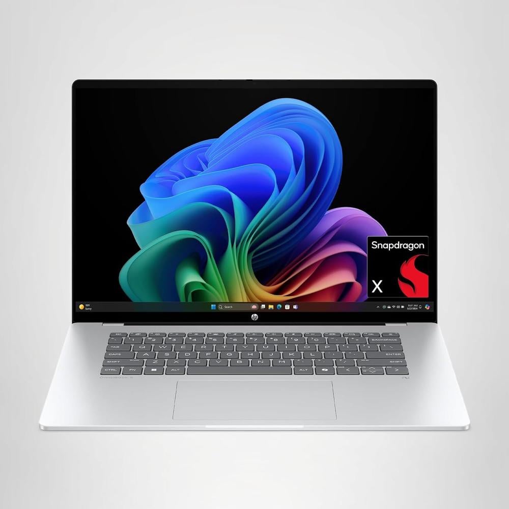 LAPTOP HP OMNIBOOK 5 16″ SNAPDRAGON X 16GB 512GB | PLATA GLACIAR - 1