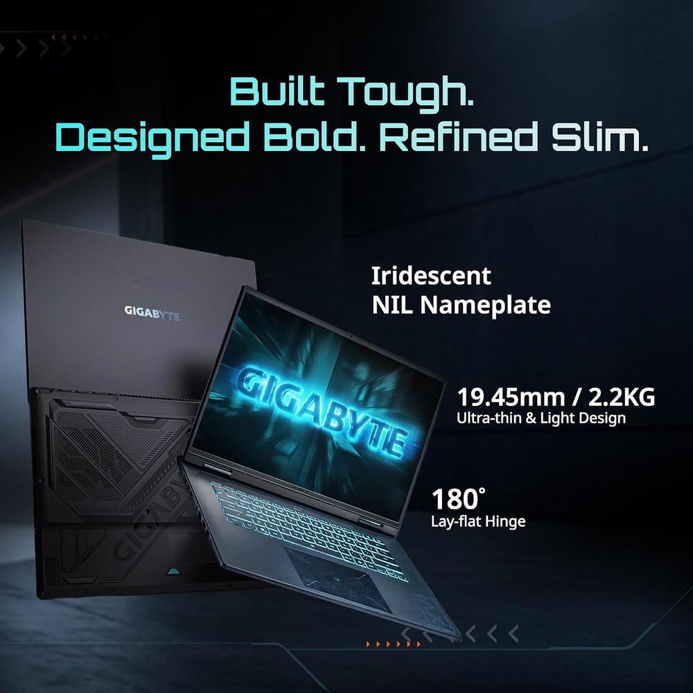 LAPTOP GIGABYTE GAMING A16 16″ RYZEN 7 RTX 5060 16GB 512GB | ACERO NEGRO - 5