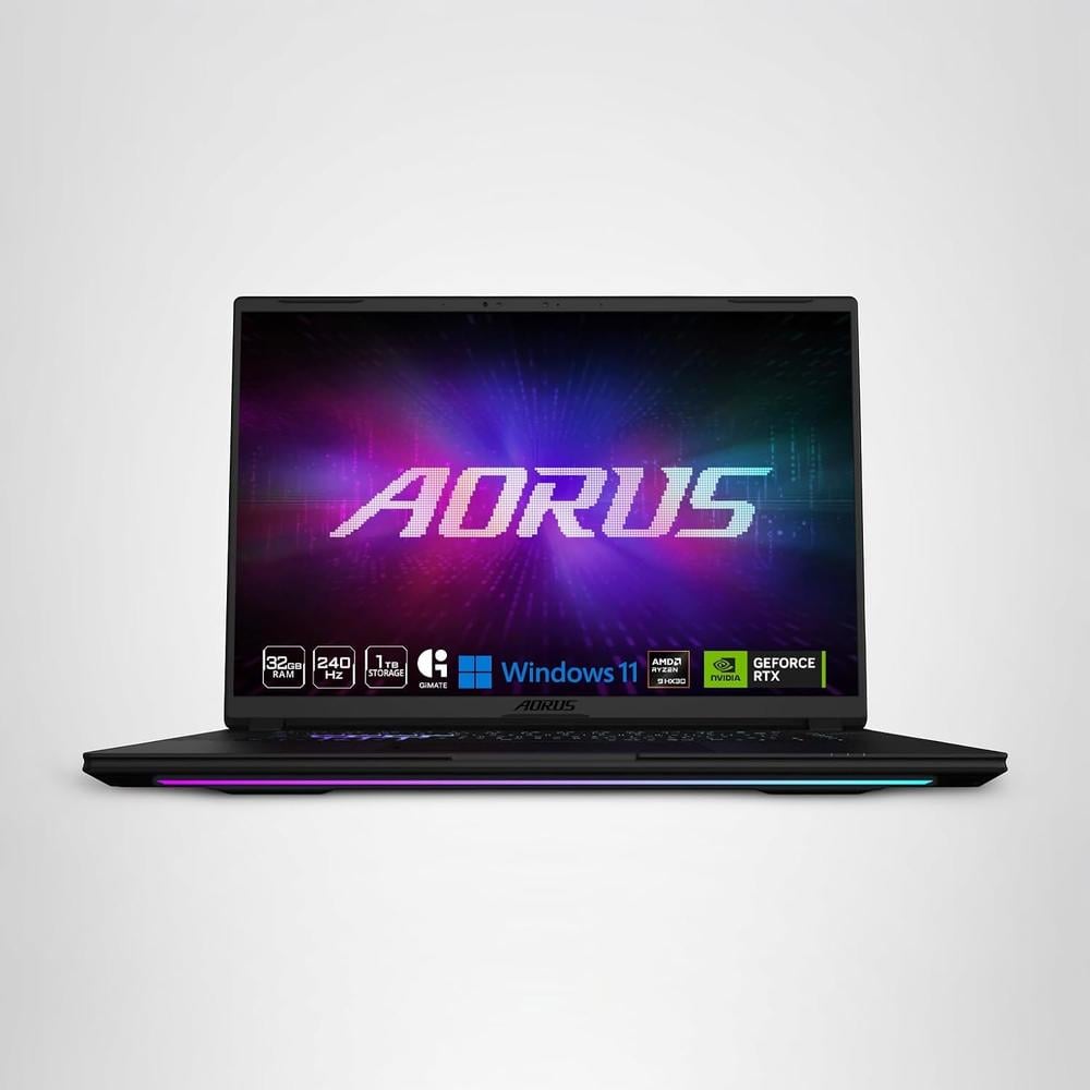 LAPTOP GIGABYTE AORUS MASTER 16 GEN 2 16″ RYZEN 9 RTX 5080 32GB 1TB | NEGRO 5° - 1