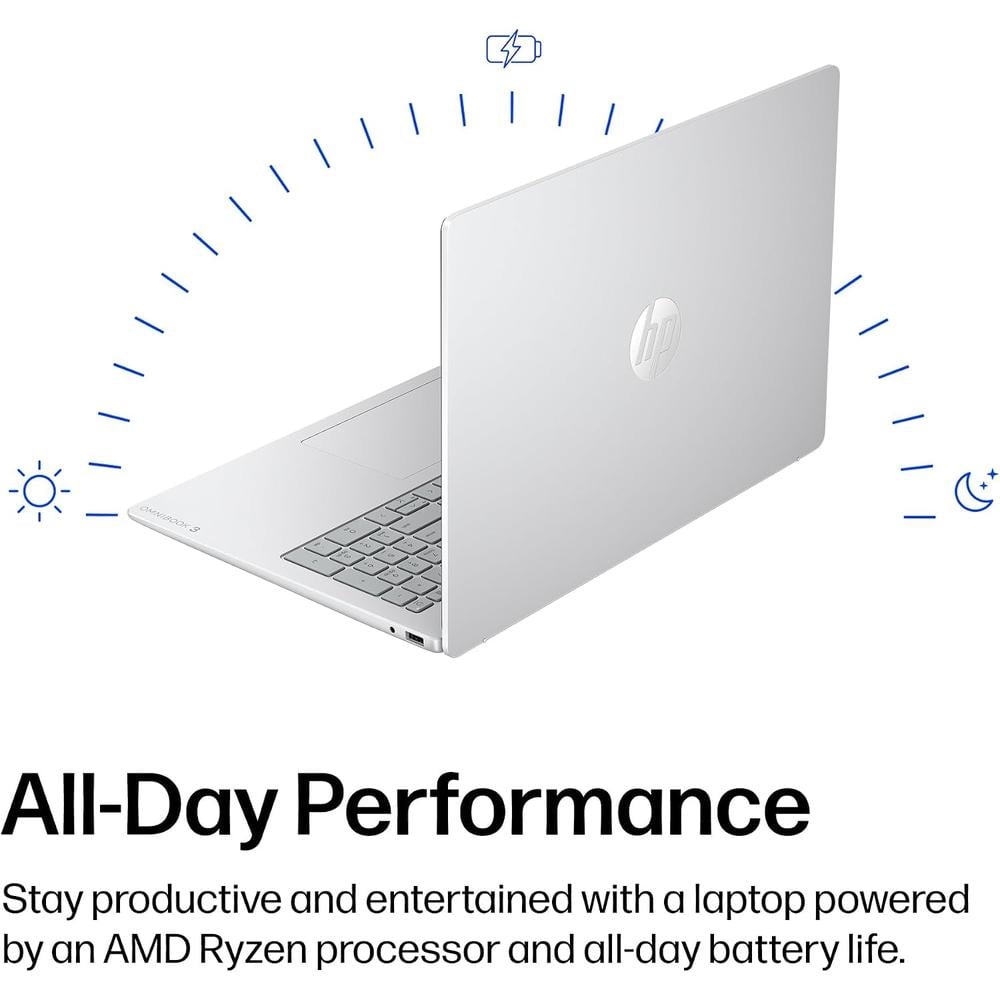 LAPTOP HP OMNIBOOK 3 16″ RYZEN 5 8GB 512GB | PLATA GLACIAR - 4