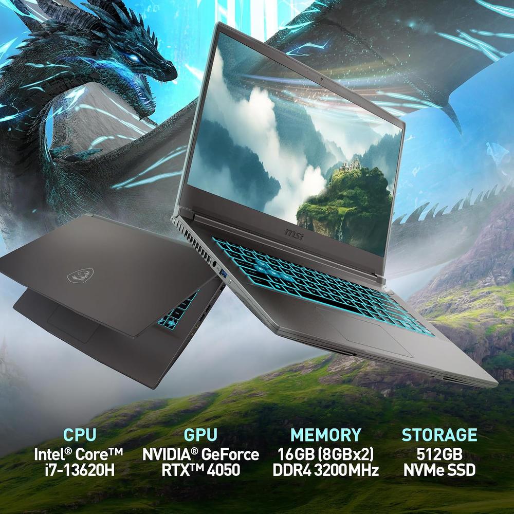 LAPTOP MSI THIN 15 15.6″ INTEL CORE I7 RTX 4050 16GB 512GB | NEGRO - 2