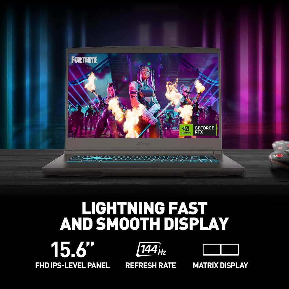 LAPTOP MSI THIN 15 15.6″ INTEL CORE I7 RTX 4050 16GB 512GB | NEGRO - 4