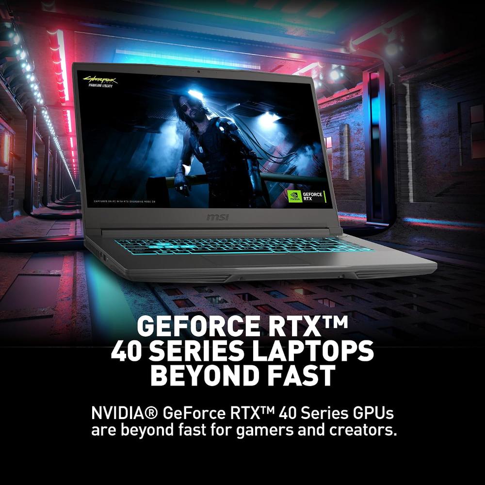 LAPTOP MSI THIN 15 15.6″ INTEL CORE I7 RTX 4050 16GB 512GB | NEGRO - 6