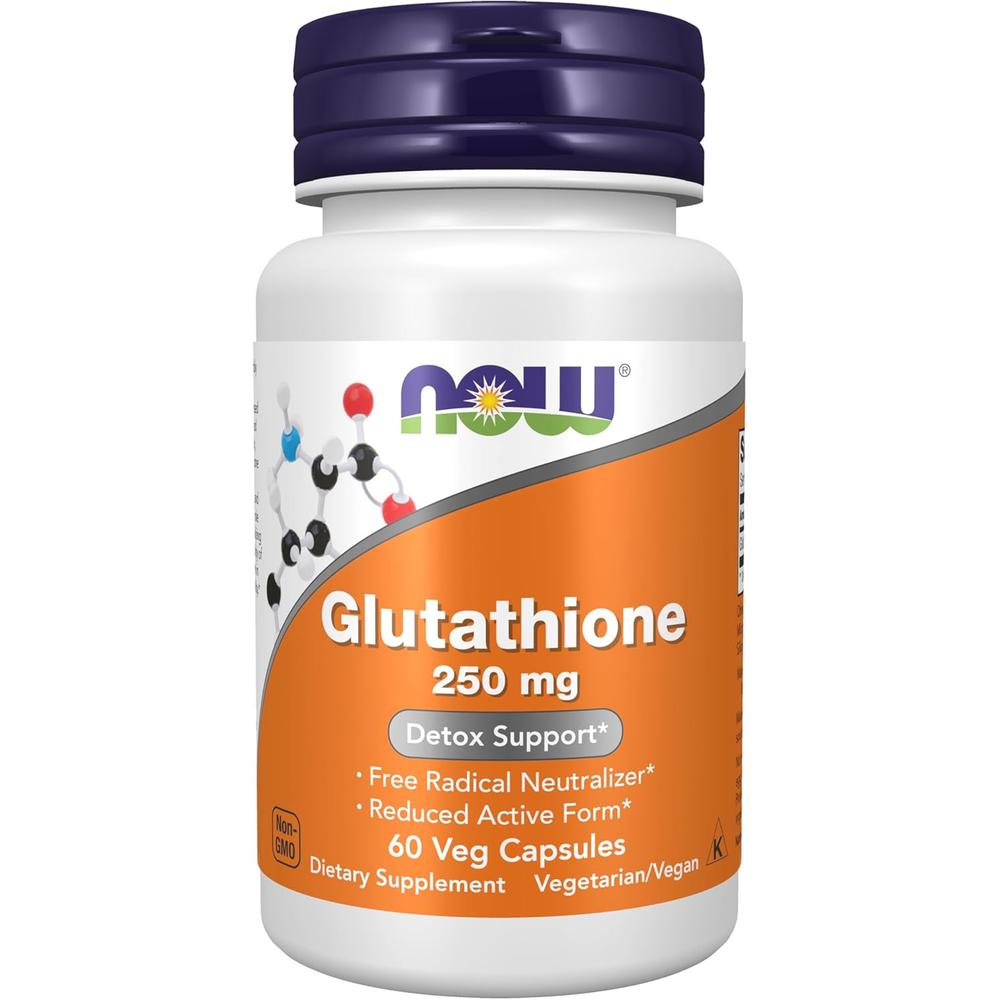 GLUTATIÓN NOW FOODS 250 MG 60 CÁPSULAS - 1