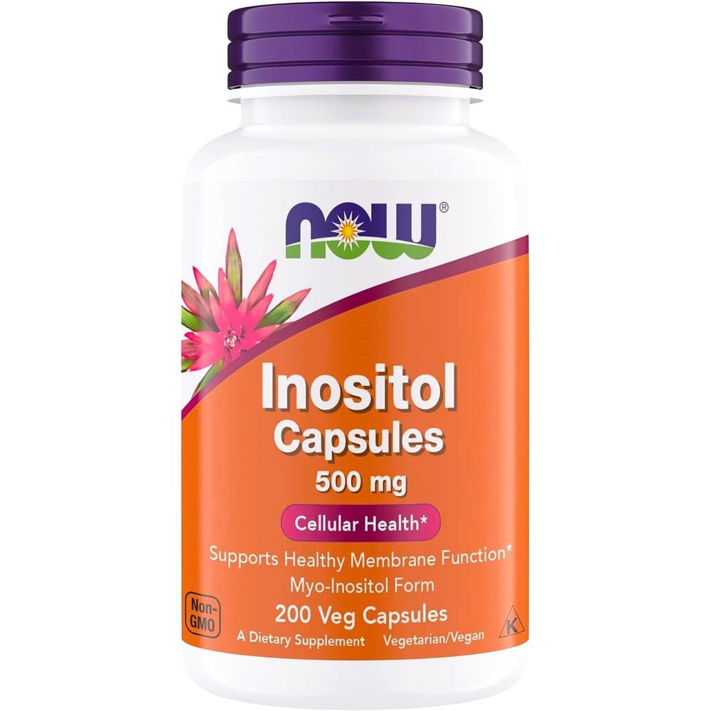 INOSITOL NOW FOODS 500 MG 200 CÁPSULAS - 1
