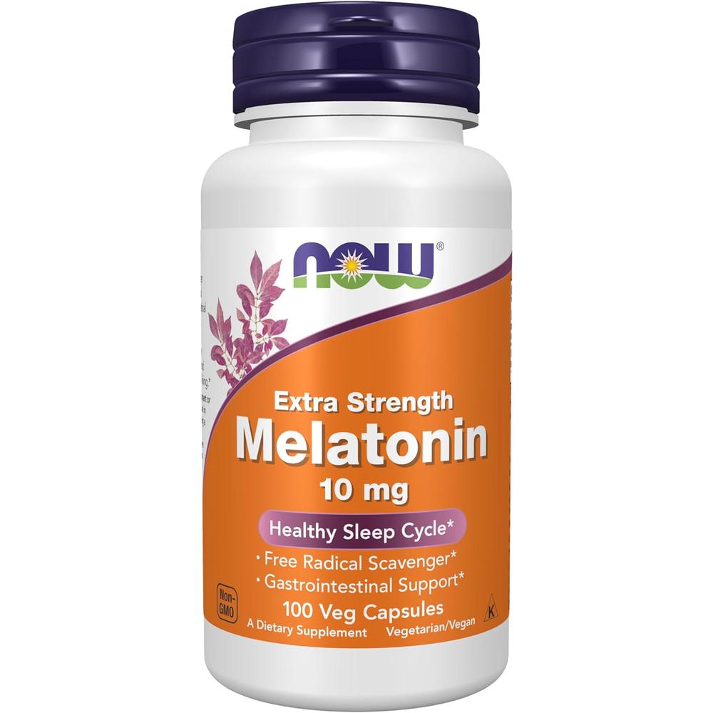 MELATONINA NOW FOODS 10 MG 100 CÁPSULAS - 1