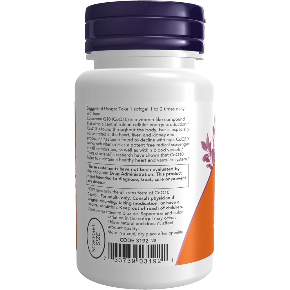 COQ10 NOW FOODS 50 MG 50 CÁPSULAS BLANDAS - 4