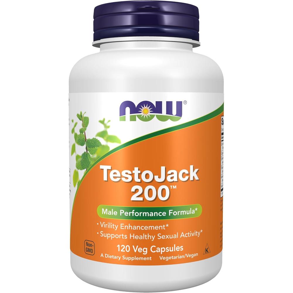 TESTOJACK 200 NOW FOODS 120 CÁPSULAS - 2