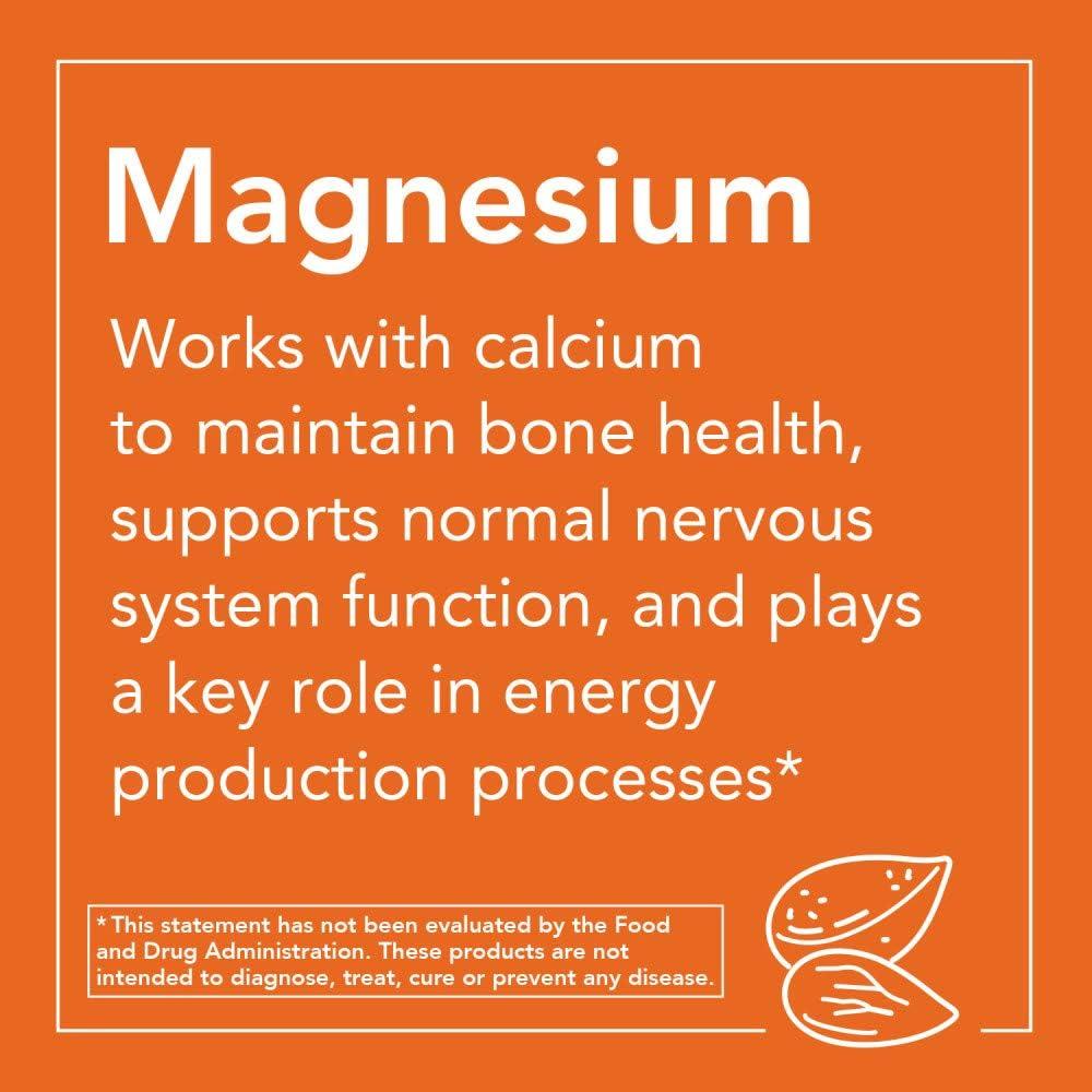 CITRATO DE MAGNESIO NOW FOODS 200 MG 100 TABLETAS - 6