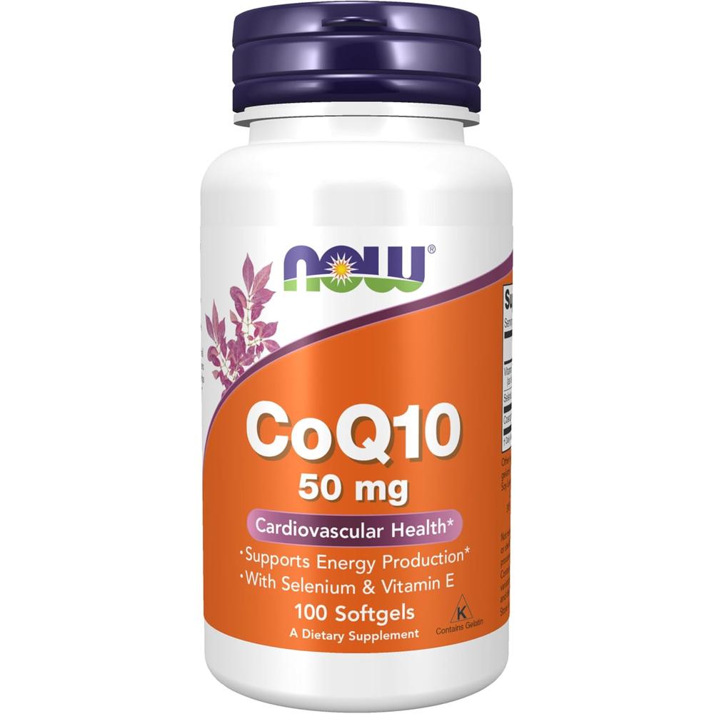 COQ10 NOW FOODS 50 MG 100 CÁPSULAS BLANDAS - 1