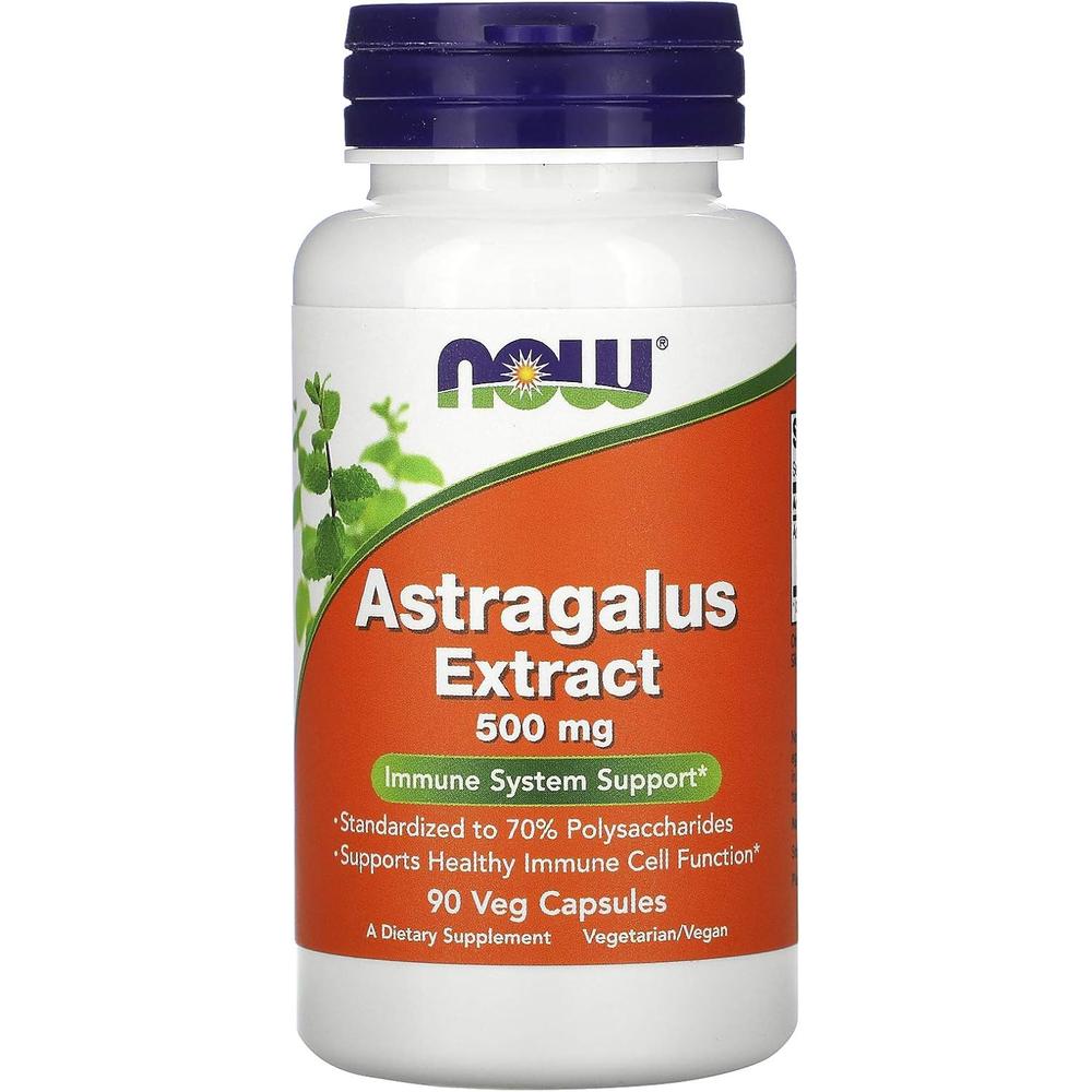 ASTRÁGALO NOW FOODS EXTRACTO 70% 500 MG 90 CÁPSULAS | PACK 2 - 3