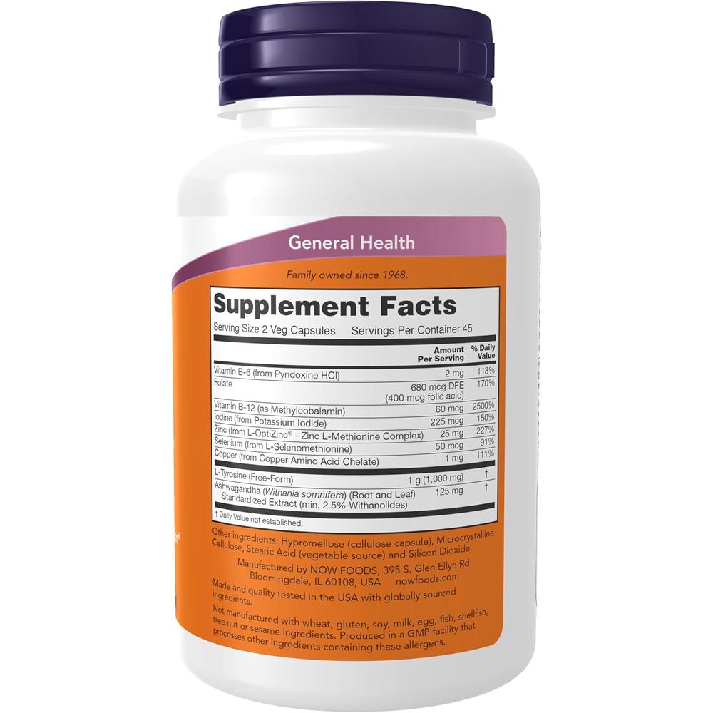 THYROID ENERGY NOW FOODS 90 CÁPSULAS - 3
