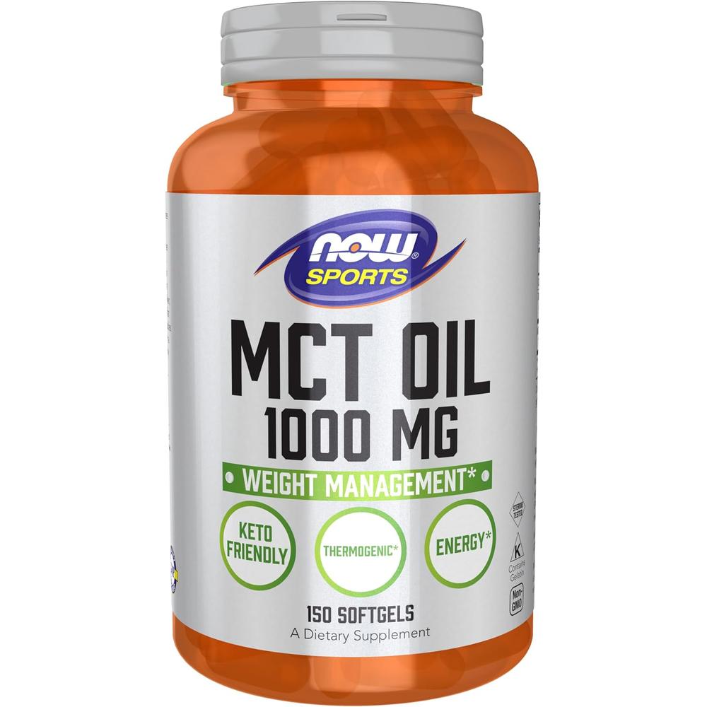 ACEITE MCT NOW SPORTS 1000 MG 150 CÁPSULAS BLANDAS - 1