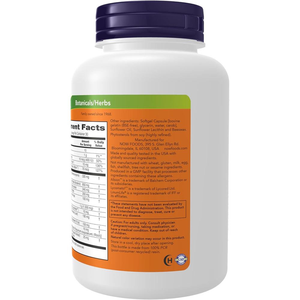 PROSTATE HEALTH NOW FOODS 90 CÁPSULAS BLANDAS - 4