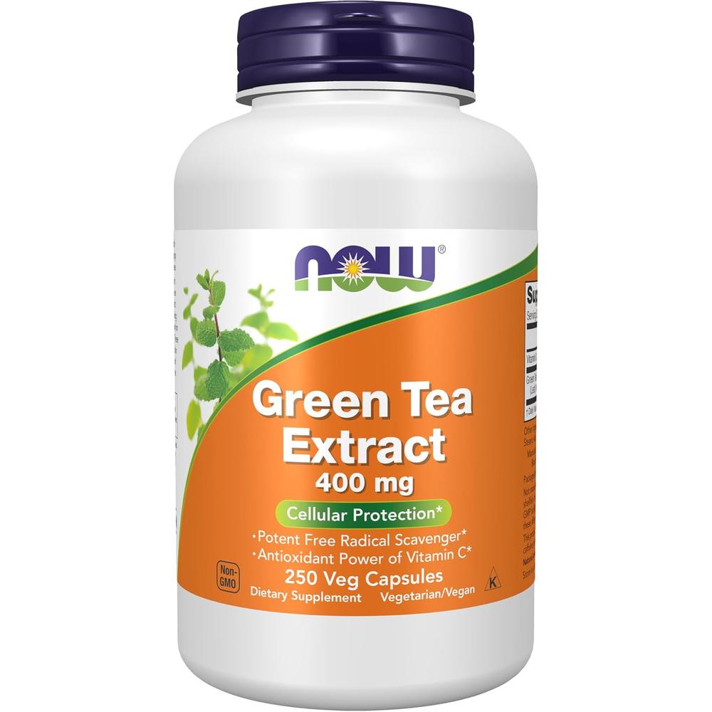 EXTRACTO DE TÉ VERDE NOW FOODS 400 MG CON VITAMINA C 250 CÁPSULAS - 2