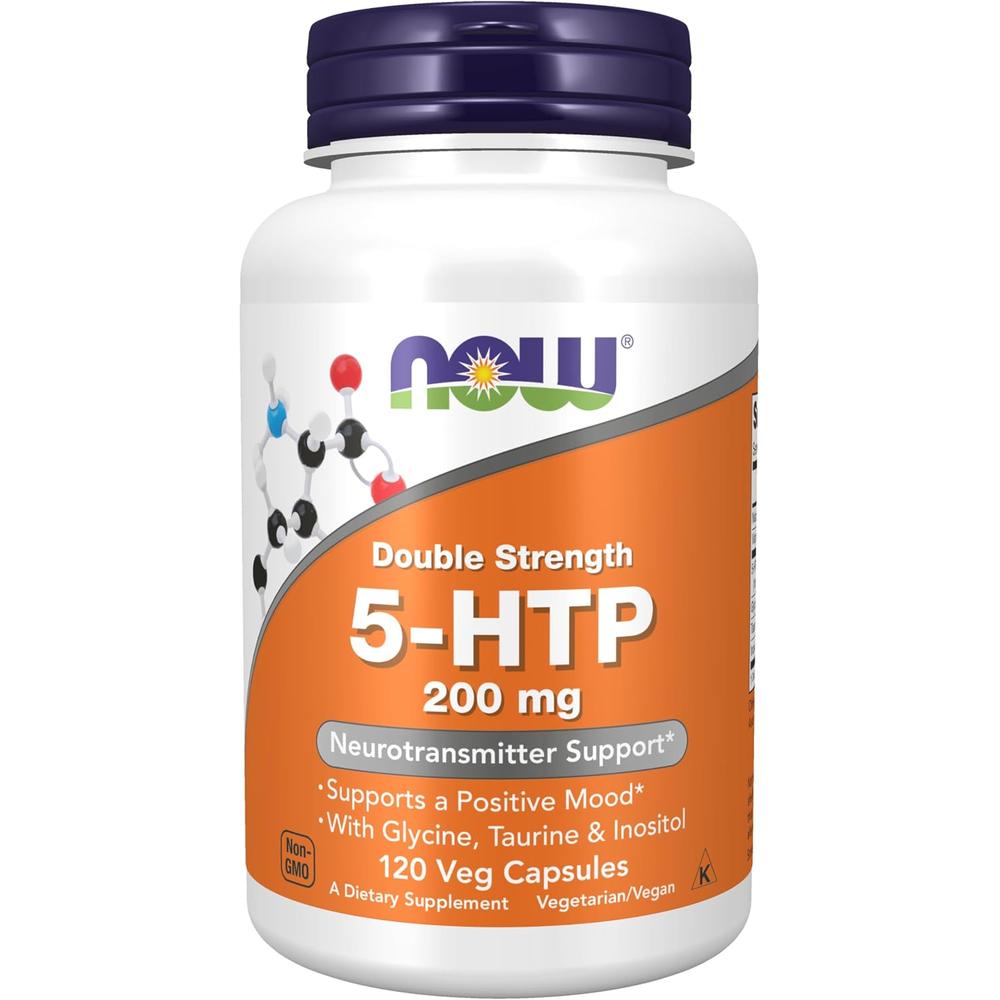 5-HTP NOW FOODS 200 MG 120 CÁPSULAS - 2