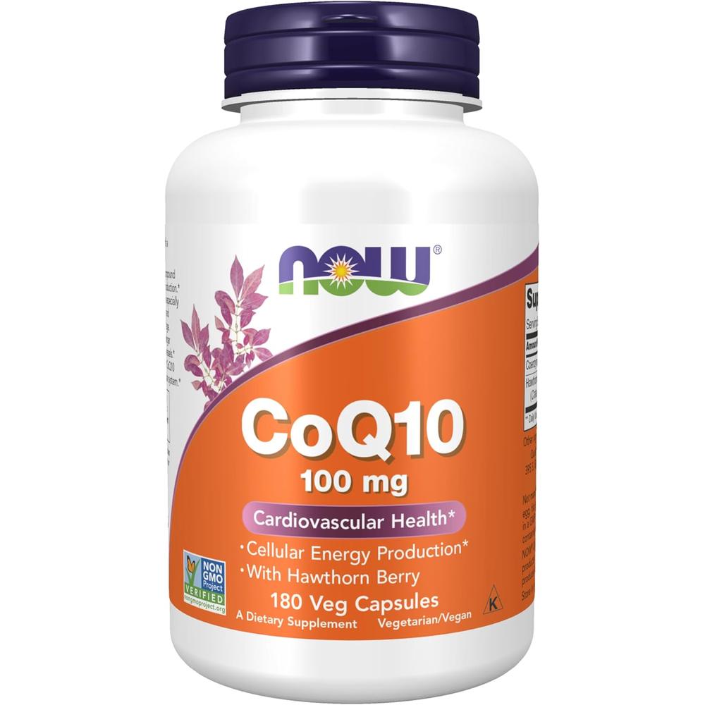 COQ10 NOW FOODS 100 MG 180 CÁPSULAS - 2