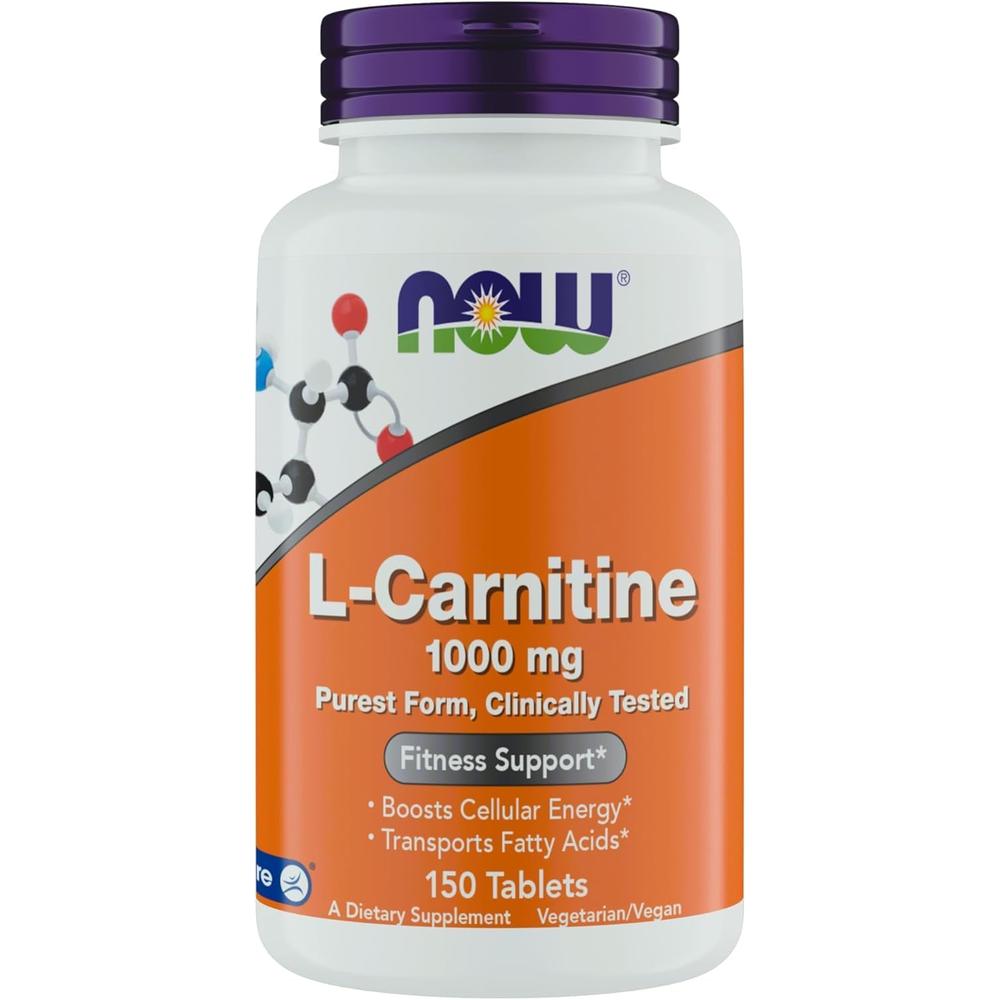 L-CARNITINA CARNIPURE NOW FOODS 1000 MG 150 TABLETAS | PACK 2 - 3