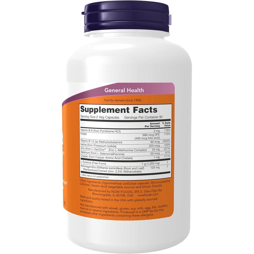 THYROID ENERGY NOW FOODS 180 CÁPSULAS - 3
