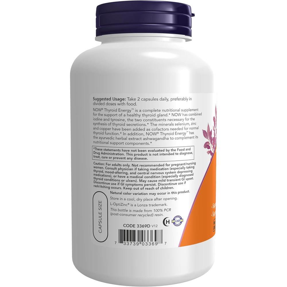 THYROID ENERGY NOW FOODS 180 CÁPSULAS - 4