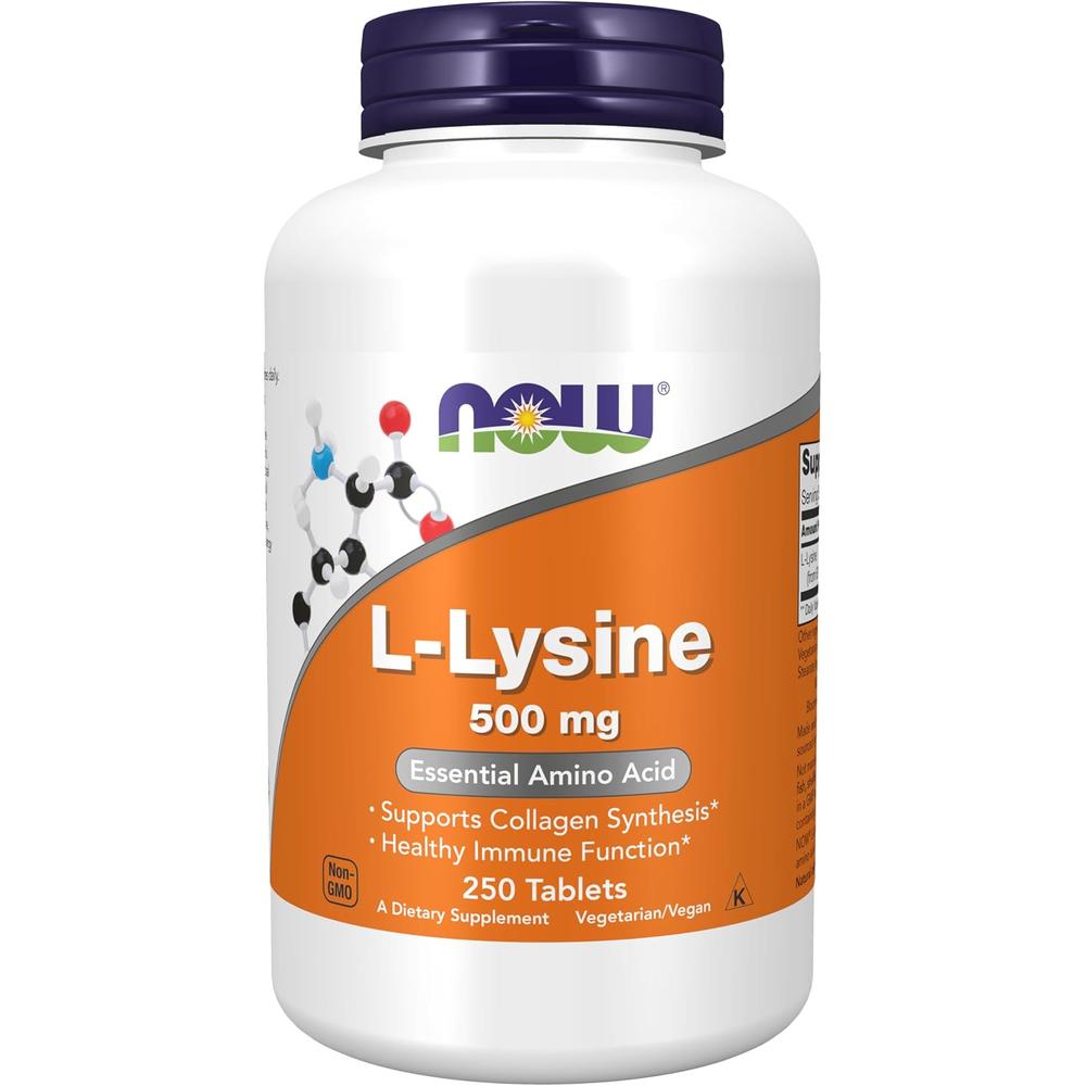 L-LISINA NOW FOODS 500 MG 250 TABLETAS - 2