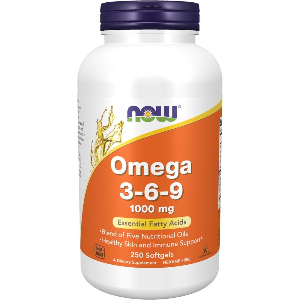 OMEGA 3-6-9 NOW FOODS 1000 MG 250 CÁPSULAS BLANDAS - 2
