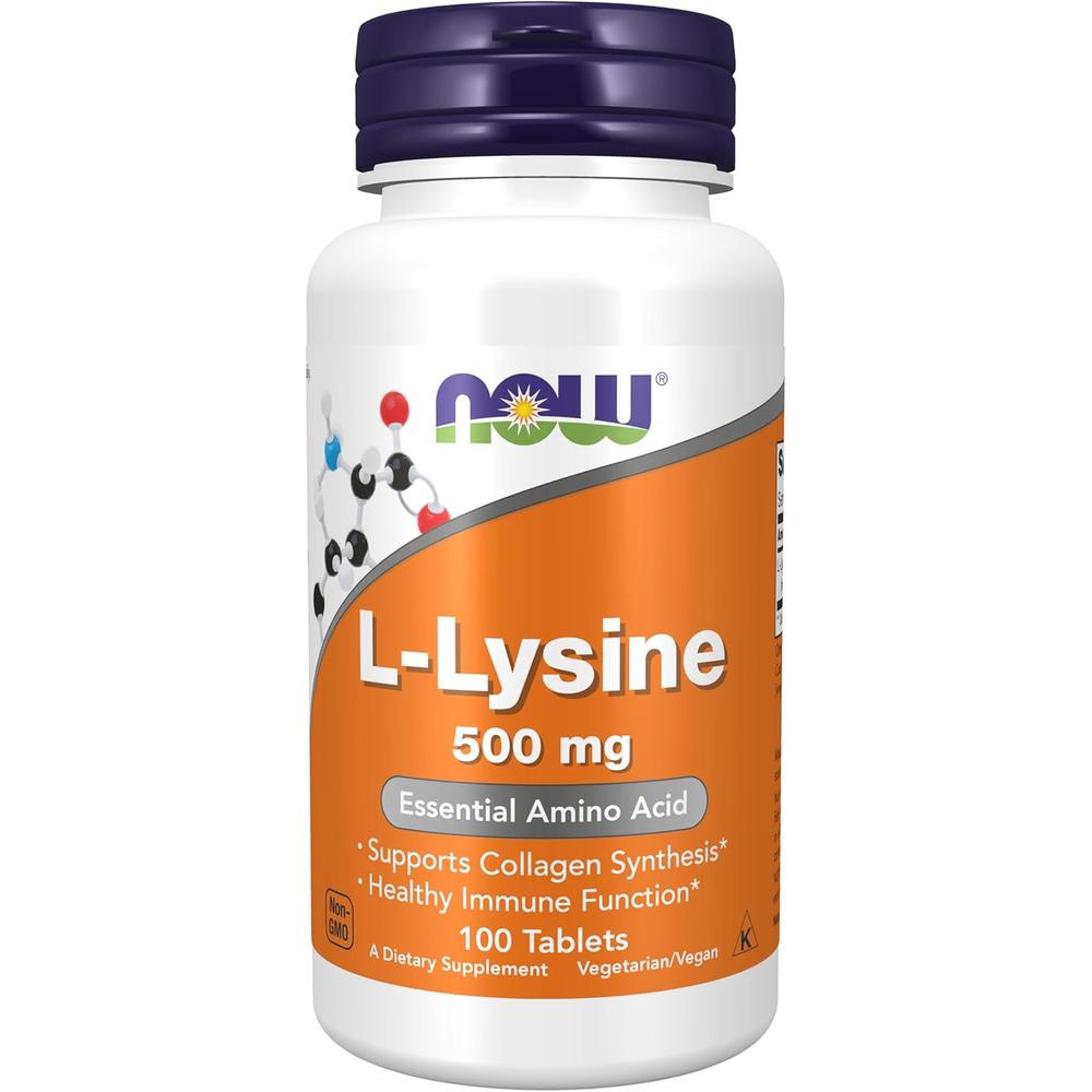 L-LISINA NOW FOODS 500 MG 100 TABLETAS - 2