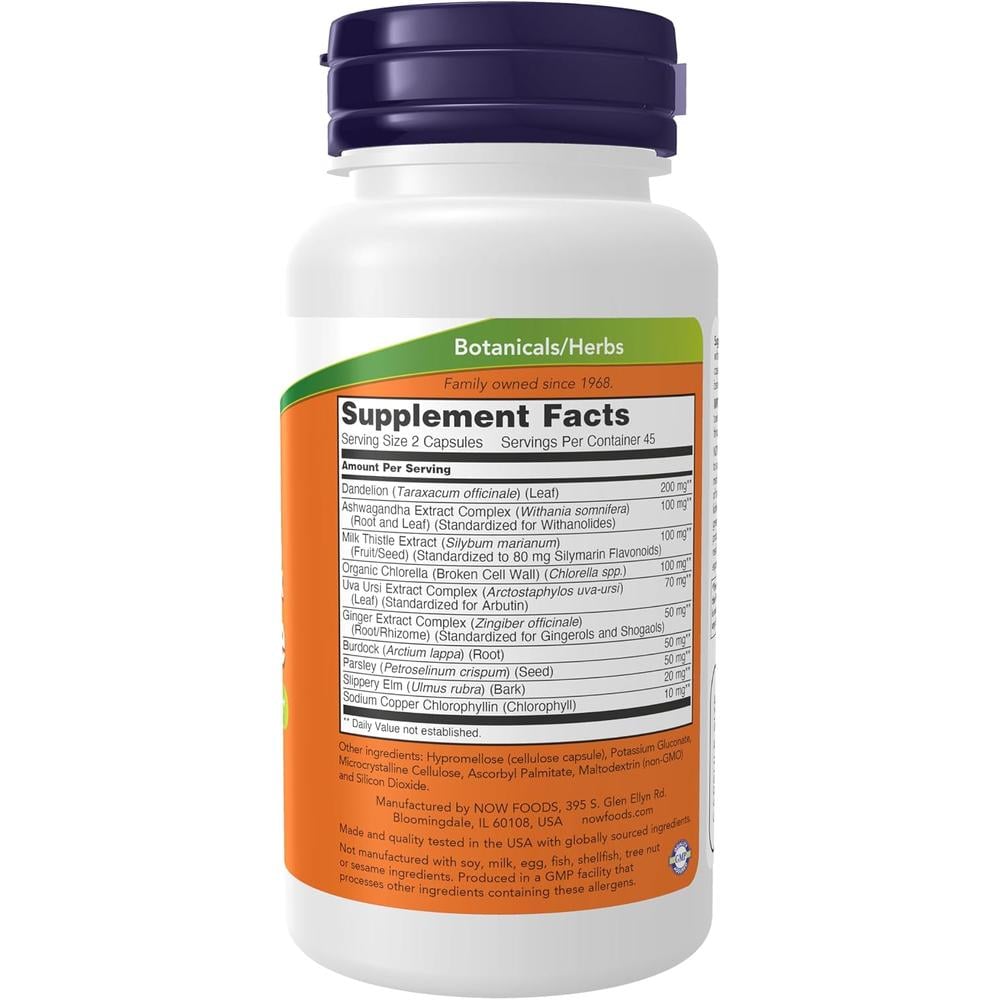 DETOX Y CLEANSE NOW FOODS 90 CÁPSULAS - 3