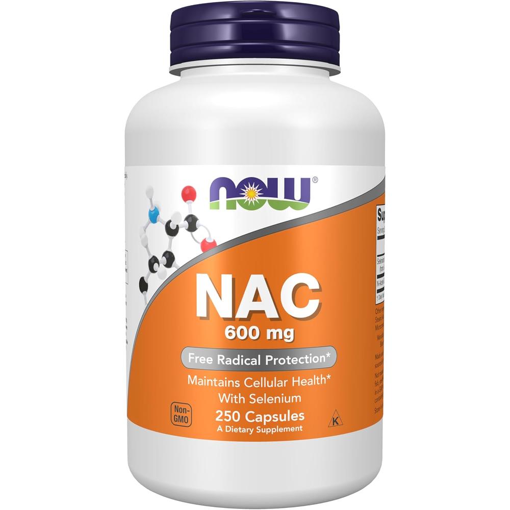 NAC NOW FOODS 600 MG CON SELENIO 250 CÁPSULAS - 1