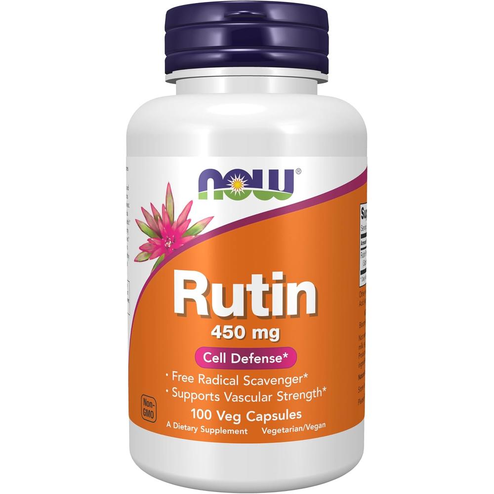 RUTINA NOW FOODS 450 MG 100 CÁPSULAS - 1